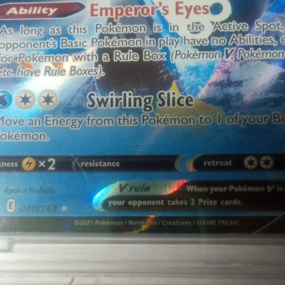 Grade 10 Empoleon V Pokemon 040/163 Battle Styles - Grade 10 Gem Mint